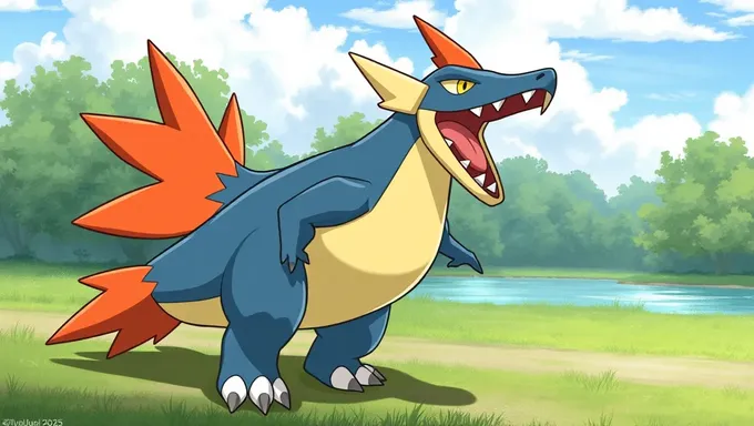 Typhlosion Pogo, julio de 2025, oración repetida varias veces