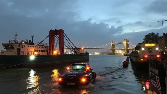 Un Barge Choca un Puente en el Desastre de 2025