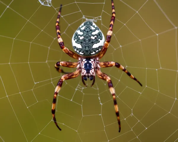 Una red de araña se forma en 2