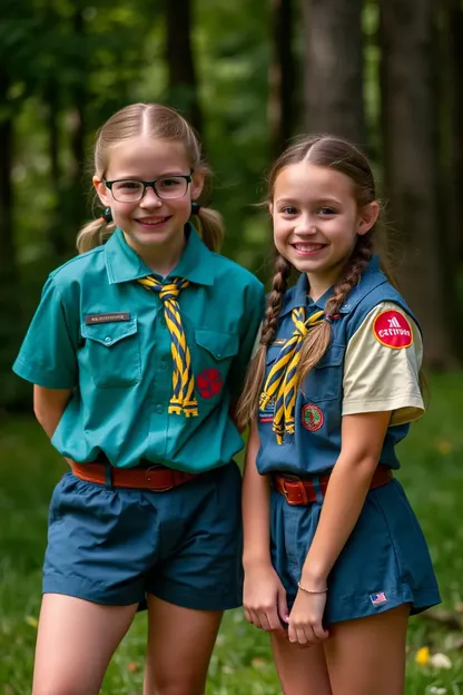 Uniforme de las chicas Scouts: Historia del uniforme de las chicas Scouts