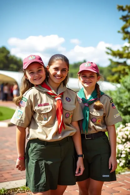 Uniforme de scouts niñas: color del uniforme de scouts niñas