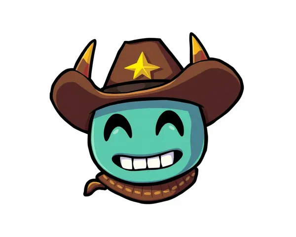 Uso de emoji de cowboy en formato PNG de Discord