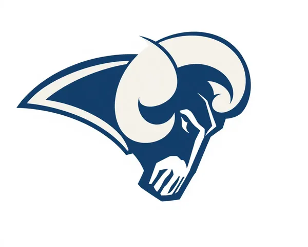 Versión editable y vector de logotipo de Rams