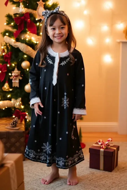 Vestido de Nochebuena para niñas para sentirse festiva