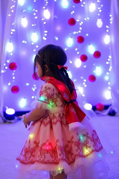 Vestidos de Navidad para que las niñas los disfruten ahora