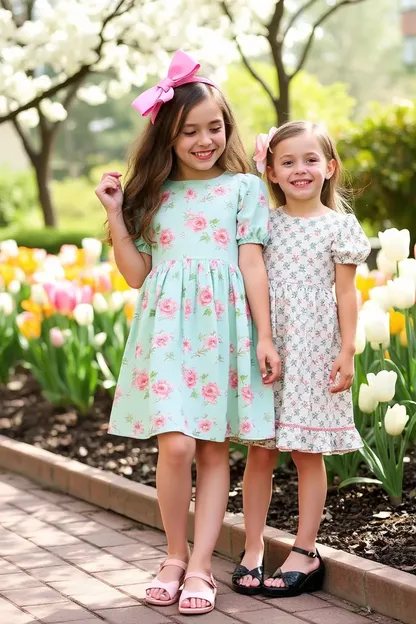 Vestidos de Primavera para las Chicas con una Perspectiva Colorida