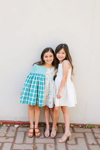 Vestidos de primavera para las niñas para un aspecto fresco y de moda