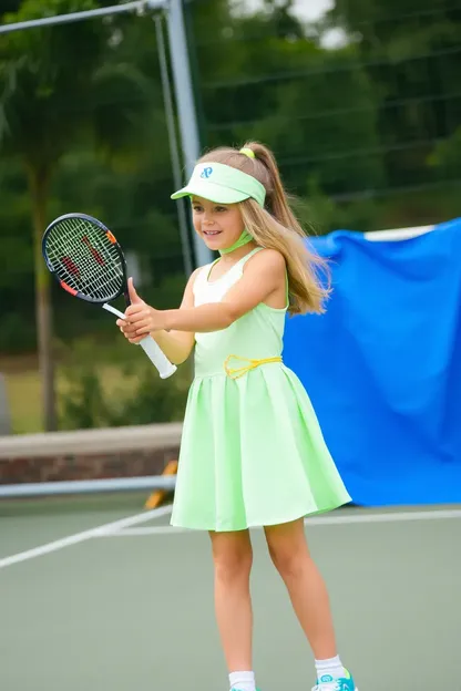 Vestidos de tenis para la jugadora joven