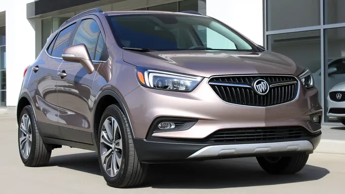 Vista general del modelo Buick Encore GX 2025 lanzada pronto