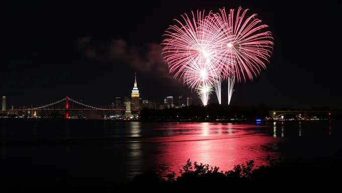 Vista previa de la exhibición de fuegos artificiales en el Parque Estatal de la Libertad para 2025