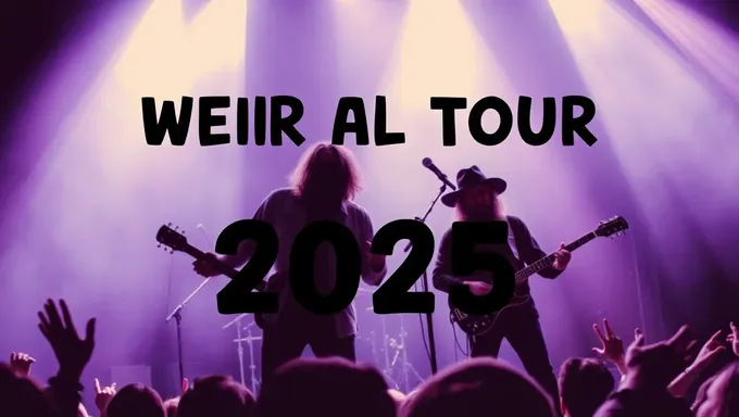 Weird Al Tour 2025: La espera casi ha terminado