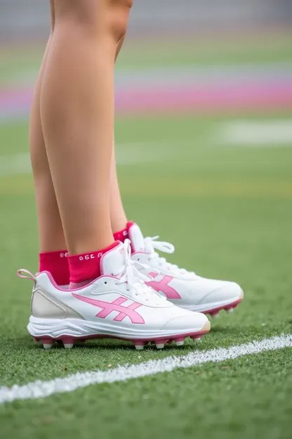 Zapatos de lacrosse para chicas con soporte para estabilidad en el tobillo