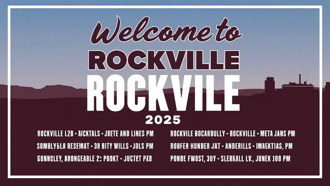 ¡Bienvenido al Festival de Música de Rockville 2025