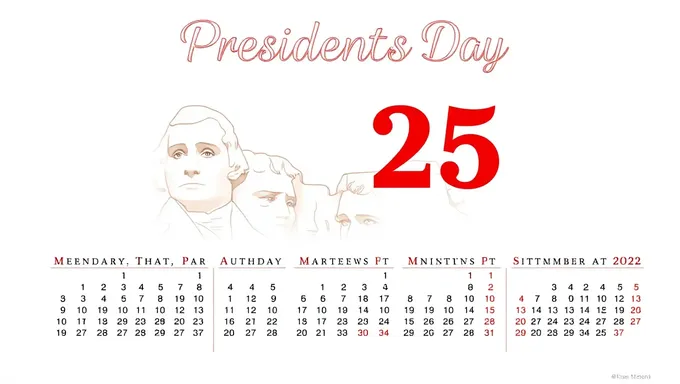 ¡Echa un Vistazo al Calendario del Día del Presidente 2025