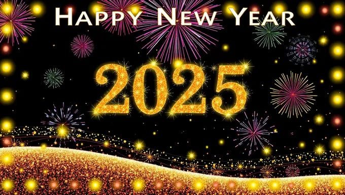 ¡Feliz Año Nuevo 2025, descarga GIF gratuito ahora disponible