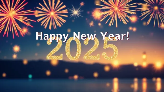 ¡Feliz Año Nuevo 2025, descarga GIF gratuito para hoy