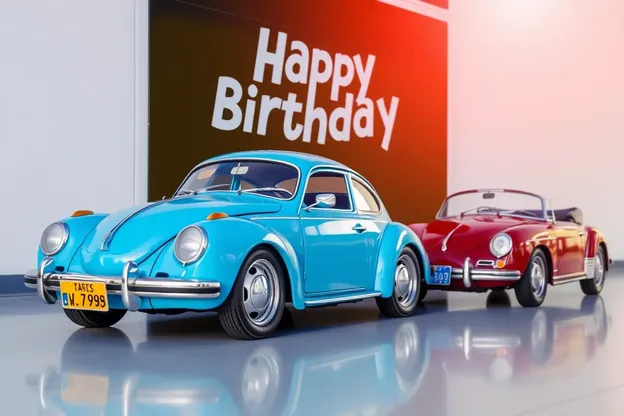 ¡Feliz Cumpleaños Imágenes de Coches en Exhibición Completa