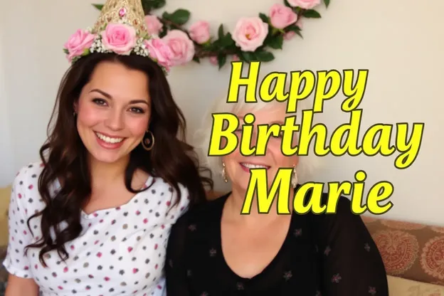 ¡Feliz Cumpleaños Marie Imágenes con Citas Divertidas