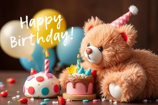 ¡Feliz cumpleaños, imágenes de oso para compartir