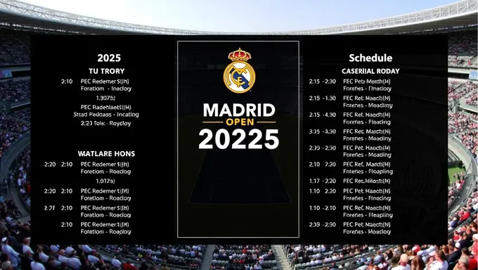 ¡Prepárate para el calendario del Abierto de Madrid 2025!