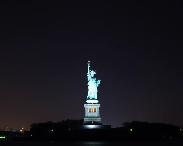 Ícono de la Estatua de la Libertad, símbolo icónico de Estados Unidos