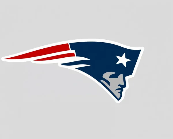 Ícono de logo de New England Patriots en formato PNG vector