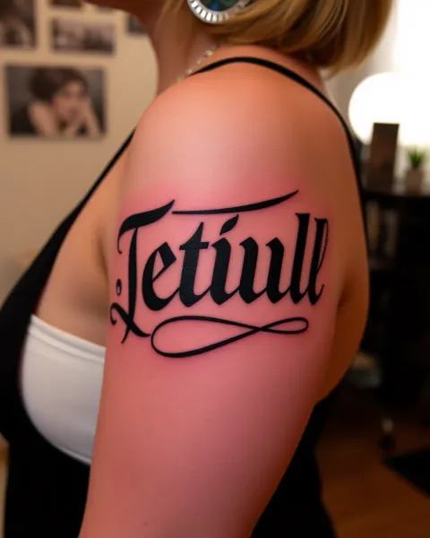 **Tatouage Arial Bold : conception intriquante et intrigante**