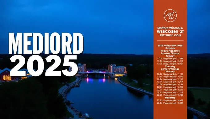 2025-2025 Calendrier de Concerts de Medford Wisconsin dévoilé