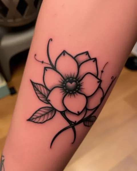 3 pouces de tatouage pour un art corporel signifiant