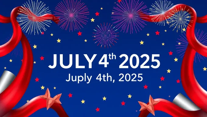 4 juillet 2025 : mise à jour du jour férié fédéral