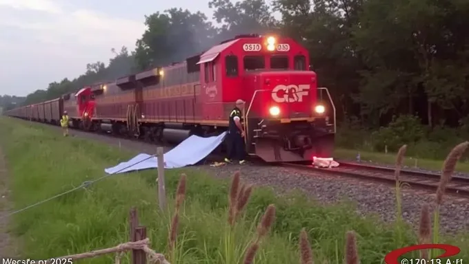 Accident de train le 3 juillet 2025 à Refugio, au Texas