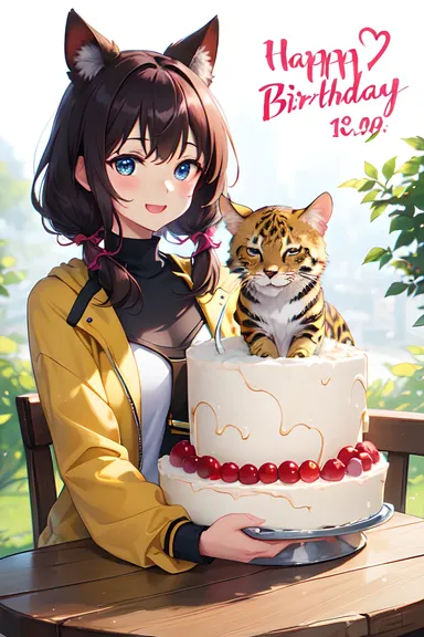 Affichage de photos d'anniversaire animé