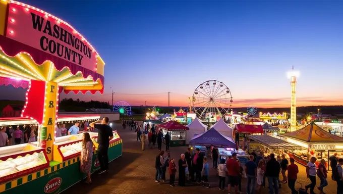 Affiche de spectacle du foire du comté de Washington 2025 dévoilée pour 2025