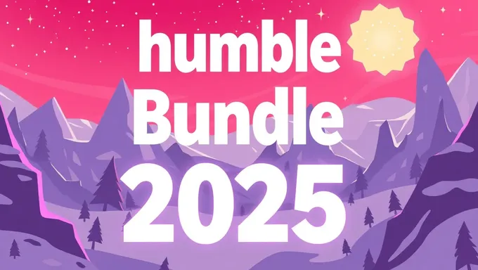 Annonce de bundle humble Mai 2025