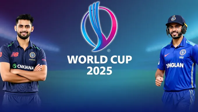 Announce du Cricket World Cup 2025