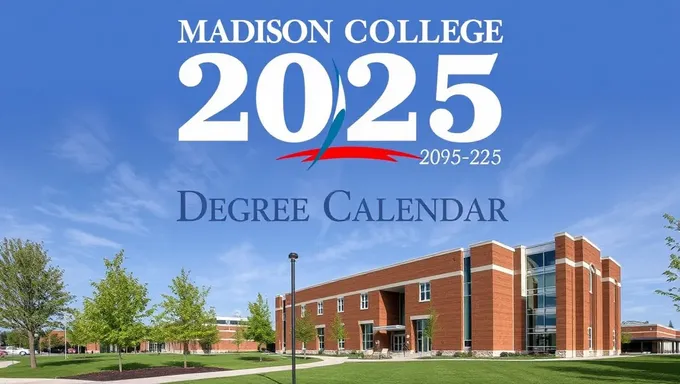 Aperçu du calendrier des crédits de diplôme de l'Université de Madison 2025-25