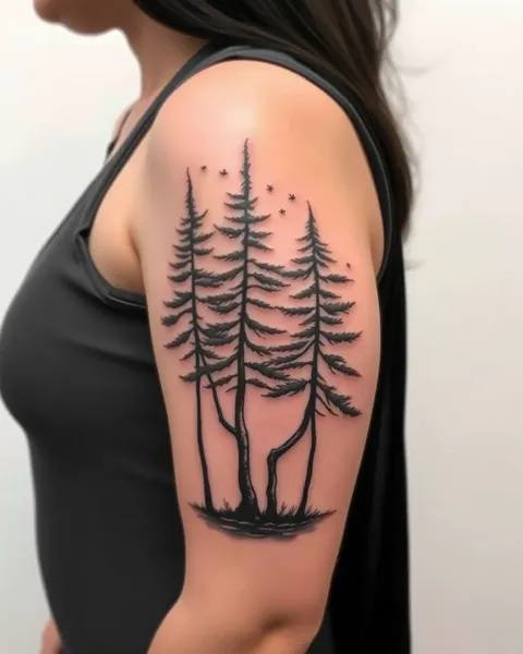 Arbres comme symbole dans les conceptions de tatouages