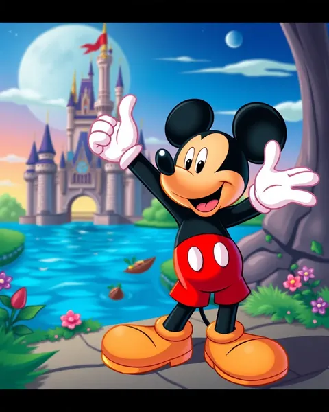 Archives d'image de Mickey Mouse cartoon