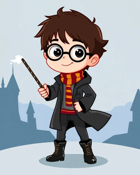 Archives d'images du cartoon Harry Potter