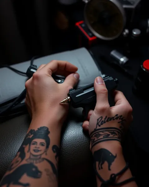 Arme à tatouage de haute gamme pour les professionnels du tatouage