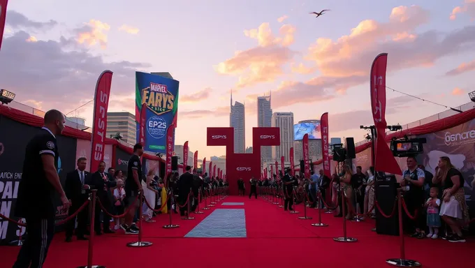 Arrivées en rouge pour les Espys 2025 font sensation