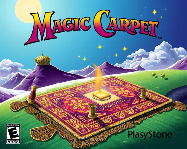 Art de couverture de tapis magique PS1 en format PNG