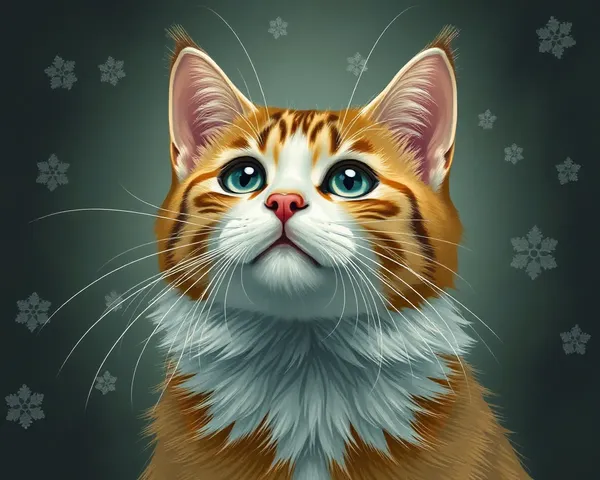 Art de portrait de chat : une fantaisie feline