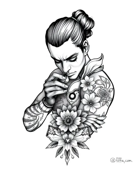 Art de tatouage pour les artistes et les designers talentueux