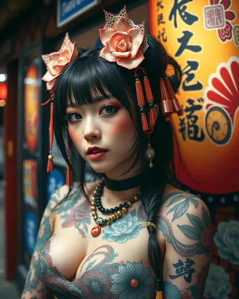 Art de tatouage unique Asakusa Rox Matsuriyu révélé