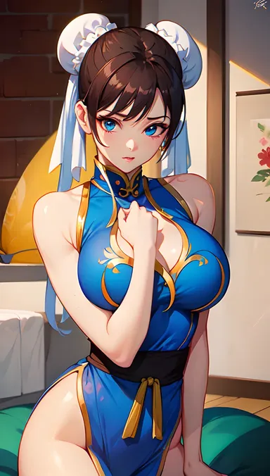 Art et fiction de fan de Chun Li hentai