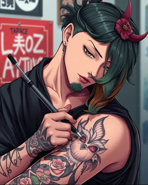 Artiste de tatouage anime près de chez moi : réservez un rendez-vous