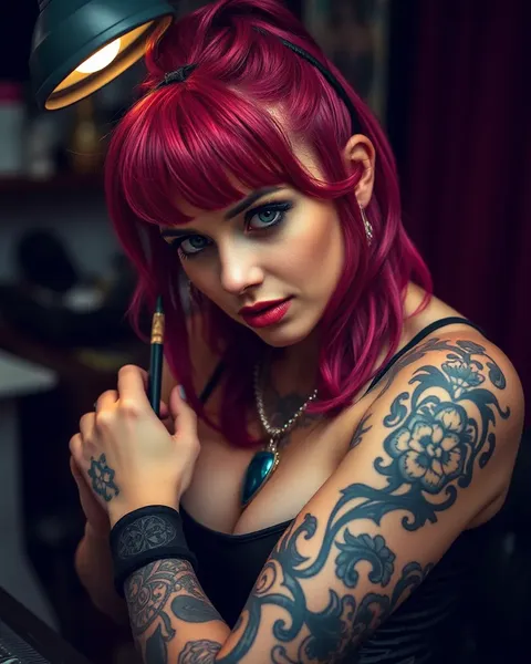 Artistes de tatouages féminines en grande demande