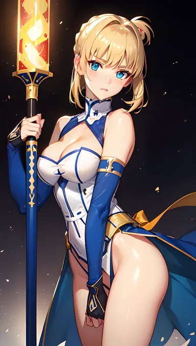 Artwork de Hentai de Saber : artwork de fantasy