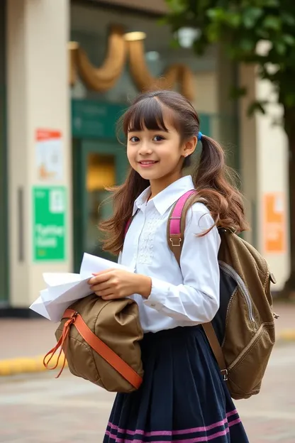 Aventure de l'école de fille en GIF